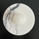 Axyaa Alabaster Wall Sconce: Elegant Marble Ceiling Light Fixture