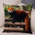 Axyaa Red Panda Print Pillowcase for Cute Wildlife Home Decor