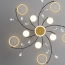 Axyaa Nordic LED Ceiling Chandelier for Modern Home Decor