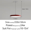Axyaa Nordic Minimalism Round LED Pendant Lights Chandelier