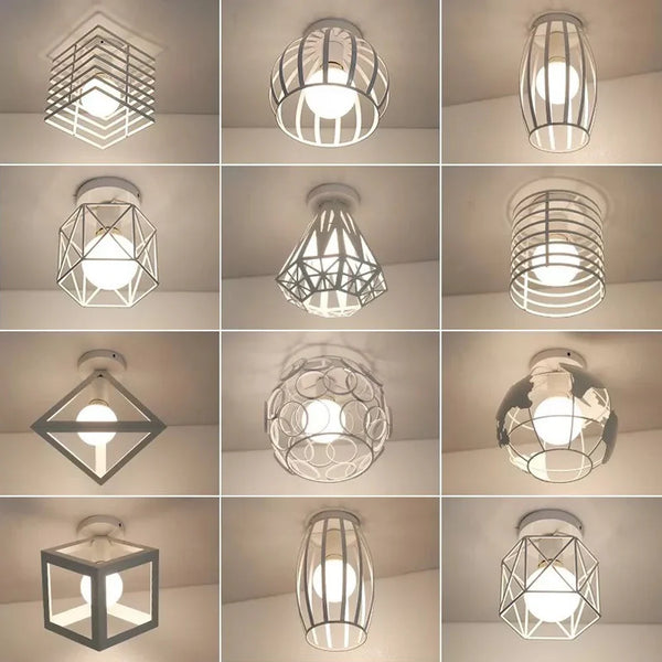 Axya Industrial E27 Ceiling Lamp Vintage Retro Loft for Home Living Room Decor