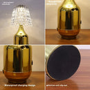 Axyaa Metal Base Acrylic Lampshade Table Lamp: Brightness Adjustable for Hospitality Settings
