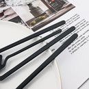 Axyaa 24-Piece Black Stainless Steel Cutlery Set Dishwasher Safe