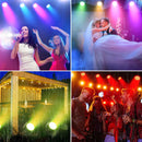 Axyaa RGBW LED Par Lights 4PCS 250W Waterproof Stage Lighting