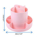 Axyaa Rotatable Pen Holder & Desk Organizer for Students - Multifunctional & Creative Shelf