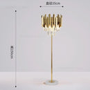 Axyaa Crystal LED Floor Lamp for Bedroom and Living Room Decoration