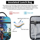 Axyaa Coraline Doll Horror Cartoon Lunch Bag