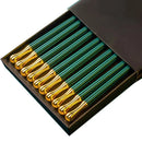 Axyaa Non-Slip Sushi Chopsticks Set for Home, Hotel & Restaurant