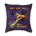 Axyaa Printed Polyester Throw Pillow Cover Square Zipper Pillow Cases