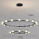 Axyaa Circular Magic Bean Pendant Light for Elegant Home Decor