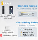 Axyaa Smart LED Ceiling Light - Ultra-thin Dimmable Lighting for Bedroom & Living Room