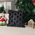 Axyaa Shaggy Pine Christmas Throw Pillow Case for Festive Home Decor