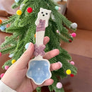 Axyaa Ceramic Christmas Tree Dessert Spoon Cute Korean Ramen Ice Cream Kitchen Accessories