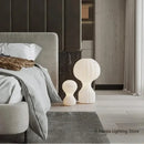 Axyaa Japanese Silk Wabi Siba Desk Lamp: Artful Bedroom Decor & Bedside Lighting