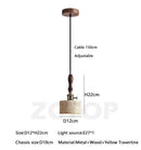 Axyaa Nordic Stone Travertine LED Pendant Light Hanging Fixture for Living Room