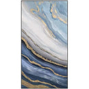 Axyaa LED Crystal Porcelain Art Mural Light for Foyer Wall Decoration
