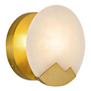 Marble Living Room Wall Lamp Copper Light by Axyaa