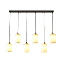 Axyaa Double Spiral Stairwell Chandelier for Modern Villa Hall Lighting