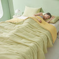 Axyaa Silk Watermelon Antibacterial Summer Quilt - Double Air Conditioner Quilt