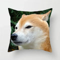 Axyaa Dog Pig Pattern Polyester Throw Pillow Cover Home Decor Pillowcases 45 x 45cm