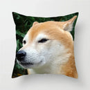 Axyaa Dog Pig Pattern Polyester Throw Pillow Cover Home Decor Pillowcases 45 x 45cm