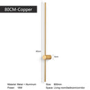 Axyaa Copper Black LED Wall Sconces Touch Dimmable Lighting Fixtures 8w-20w