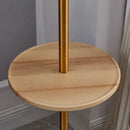 Retro Floral Ceramic Floor Lamp Tray Design Nordic Style LED Light by Axyaa