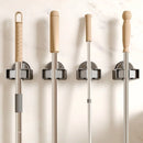 Axyaa Mop Wall Clip Hook Bathroom Kitchen Storage Rack Broom Cloth Holder