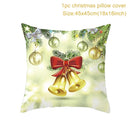 Axyaa Christmas Cushion Cover 2022: Merry Decorations, Navidad, Noel, Xmas Gifts, Happy New Year 2023