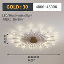 Axyaa Nordic Designer Ceiling Chandelier for Living Room Bedroom Lighting