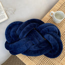 Axyaa Green Knot Ball Pillow Handmade Cushion Home Decor 35x45cm