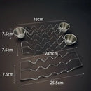 Axyaa Stainless Steel Taco Rack Tray for Kitchen, BBQ - Taco Holder Storage Rack