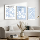 Blue Sage Matisse Canvas Wall Art Set by Axyaa