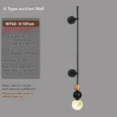 Axyaa Long Rod Marble Wall Lamp for Postmodern Indoor Lighting