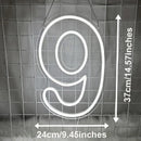 Axyaa Neon Number Light LED Sign for Wedding Decor Anniversary Birthday