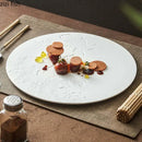 Axyaa Rock Texture Ceramic Dessert Plate Steak Plate Creative Tableware
