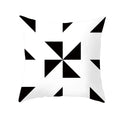 Axyaa Plaid Geometric Wave Stripe Checkerboard Print Throw Pillow Case