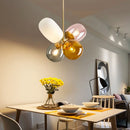 Modern Nordic Glass Chandelier by Axyaa for Coffee Shop & Restaurant Lighting Decor