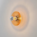 Axyaa Nordic Water Ripple Glass LED Wall Lamp for Living Room Bedroom Study