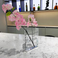 Axyaa Acrylic Flower Book Vase: Artistic Home Decor with Cultural Flair