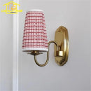 Axyaa Gold Lustre Fabric LED Wall Lamps - Classic Medieval Retro Design