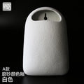 Ceramic Hanging Vase Wall Decoration Flower Pot for Japanese Flower Arrangement by Axyaa