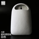 Ceramic Hanging Vase Wall Decoration Flower Pot for Japanese Flower Arrangement by Axyaa