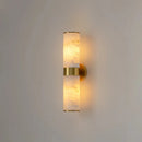 Axyaa Brass Marble Wall Lamp LED Luxury Home Decor Bedroom Wall Hanging