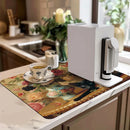 Axyaa Vintage Flower Plant Vase Drying Mat Absorbent Non-Slip Placemat
