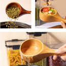 Axyaa Natural Wood Large Spoon for Ramen and Rice - Kitchen Essential