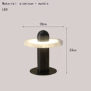 Axyaa Nordic Marble Table Light 3000K Gold Black Aluminum Desk Lamp