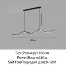 Axyaa Nordic Minimalist LED Pendant Lights for Office Dining Room Lighting