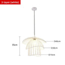 Axyaa Nordic Art Pendant Light - Modern Wrought Iron Lighting Fixtures