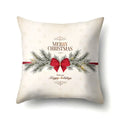 Axyaa Christmas Santa Claus Print Pillow Cover 45X45CM